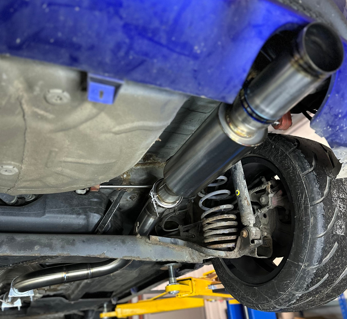 Ford Fiesta MK7 ST180/200 WRC Style Cat Back Exhaust System.