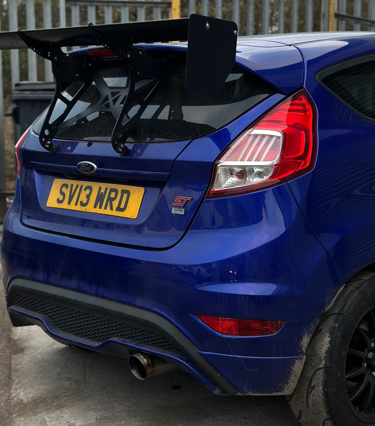 Ford Fiesta MK7 ST180/200 WRC Style Cat Back Exhaust System.