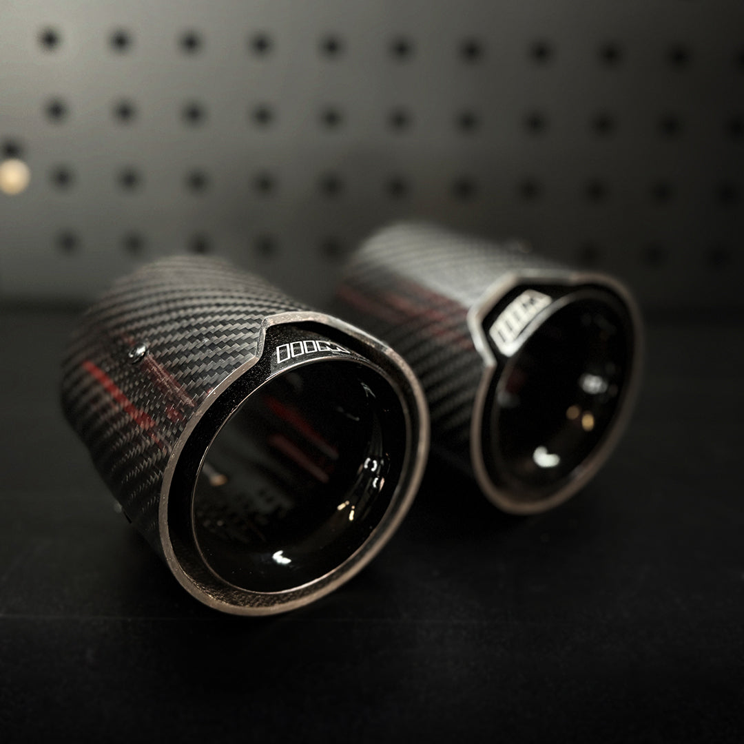 Carbon Fibre BMW Dual Exhaust Tips