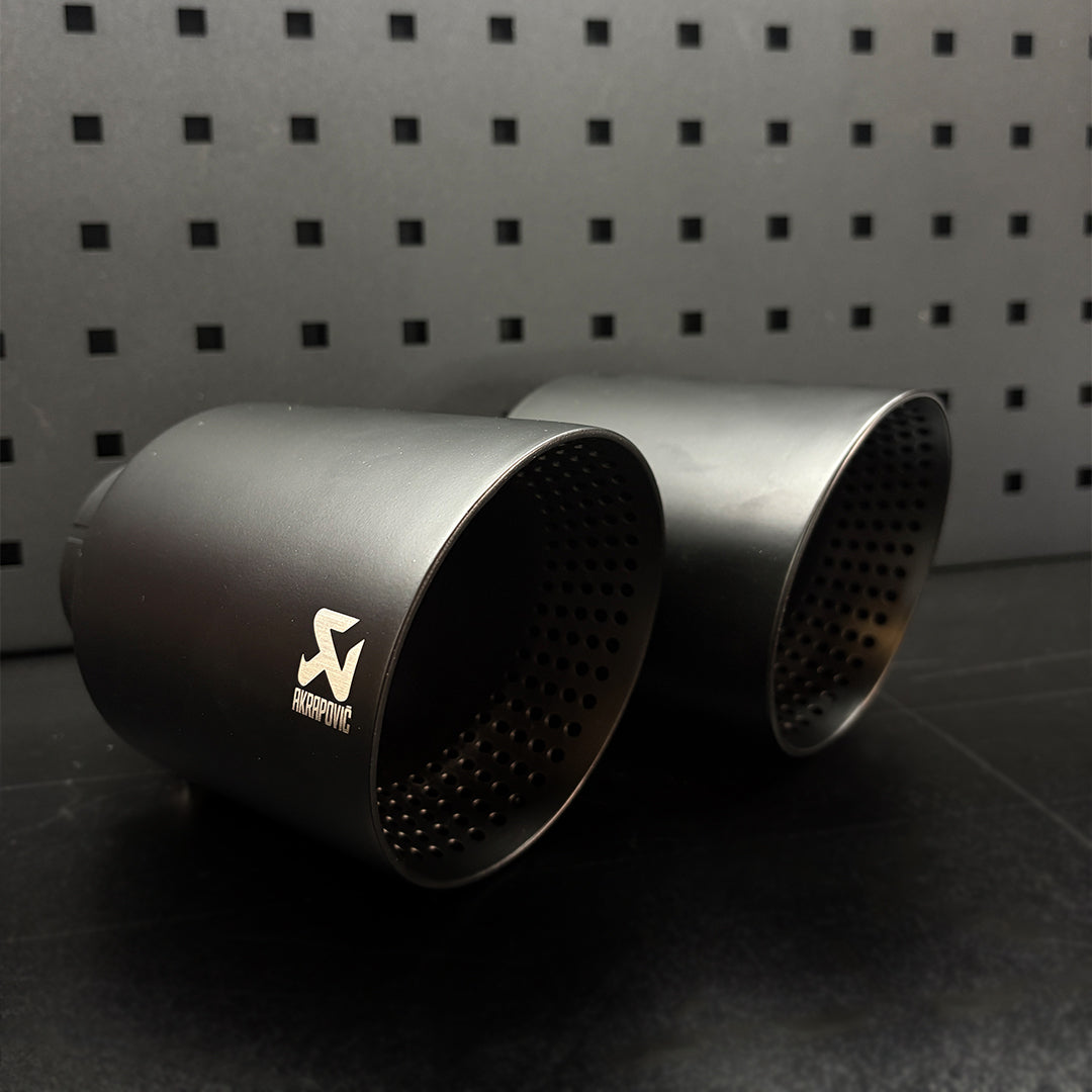 Akrapovic Black Exhaust Tips