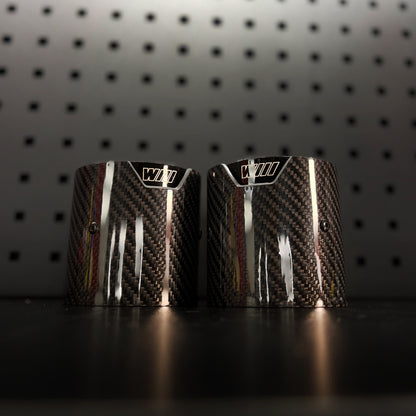 Carbon Fibre BMW Dual Exhaust Tips